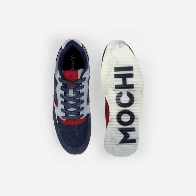 Mochi Men Blue Sports Walking Shoes (SKU: 71-433-45-41)