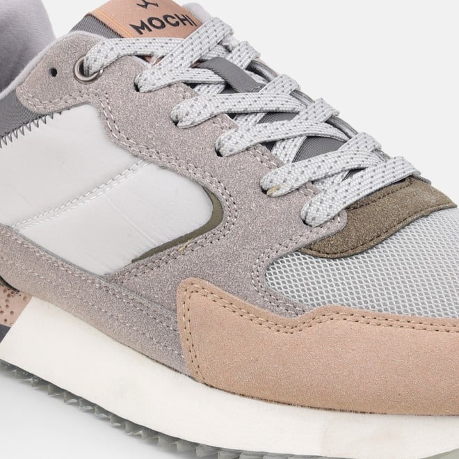 Mochi Men Beige Sports Walking Shoes (SKU: 71-433-20-40)