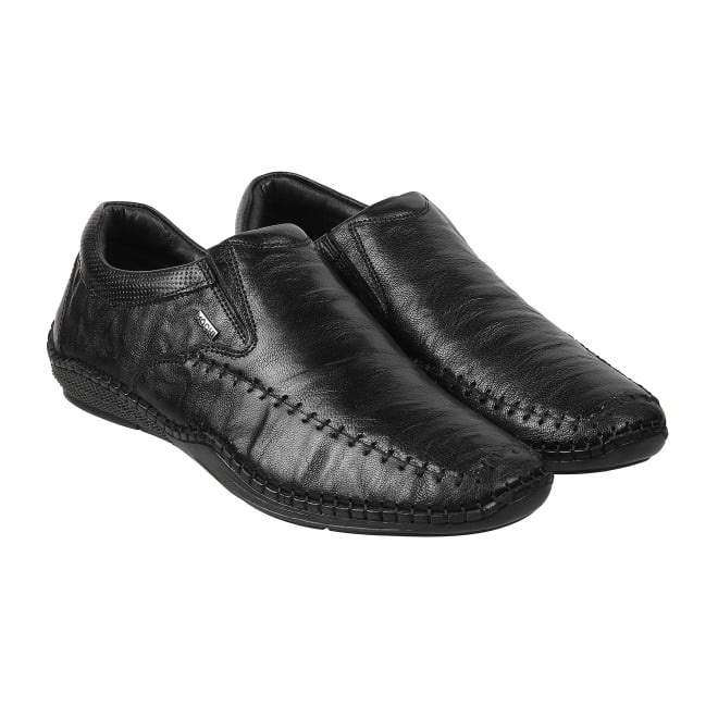 Genx Men Black Casual Loafers