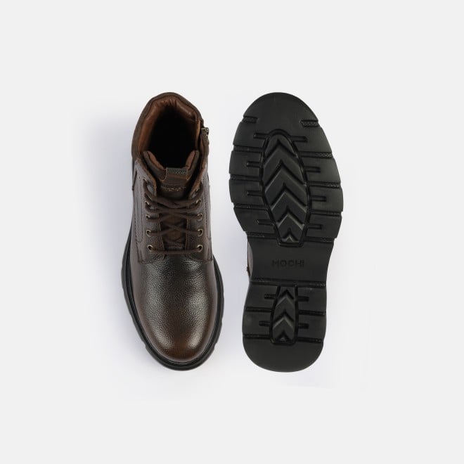 Mochi Men Brown Casual Boots (SKU: 71-445-12-40)
