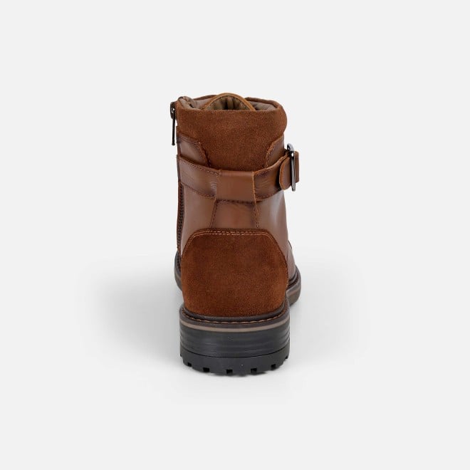 Mochi Men Tan Casual Boots (SKU: 71-447-23-40)