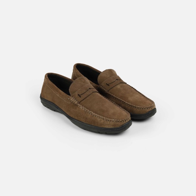 Mochi Men Khaki Casual Loafers (SKU: 71-453-62-40)