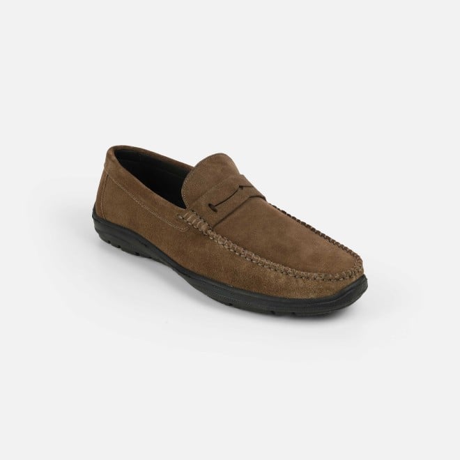 Mochi Men Khaki Casual Loafers (SKU: 71-453-62-40)