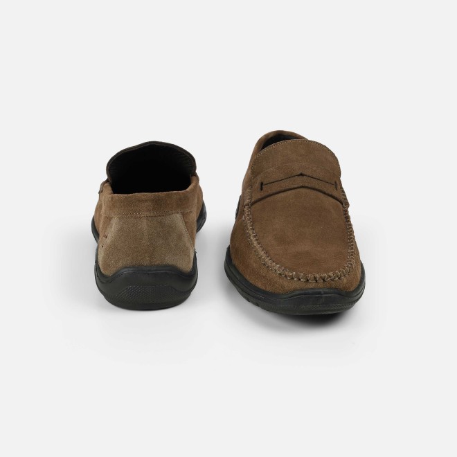 Mochi Men Khaki Casual Loafers (SKU: 71-453-62-40)