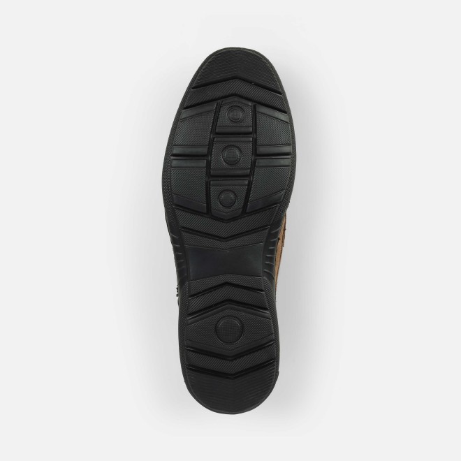 Mochi Men Khaki Casual Loafers (SKU: 71-453-62-40)