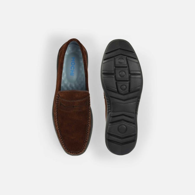 Mochi Men Brown Casual Loafers (SKU: 71-453-12-43)