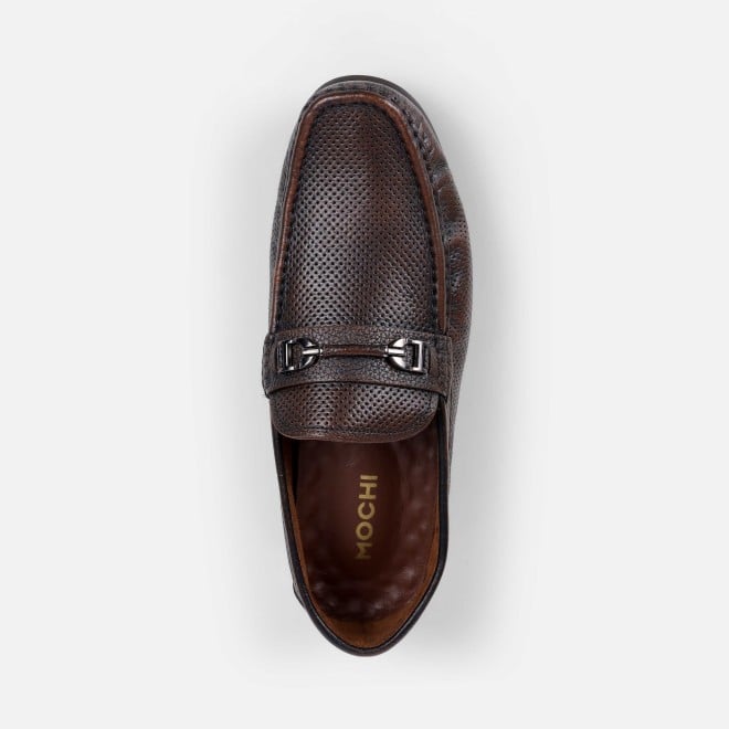 Mochi Men Brown Casual Loafers (SKU: 71-454-12-39)