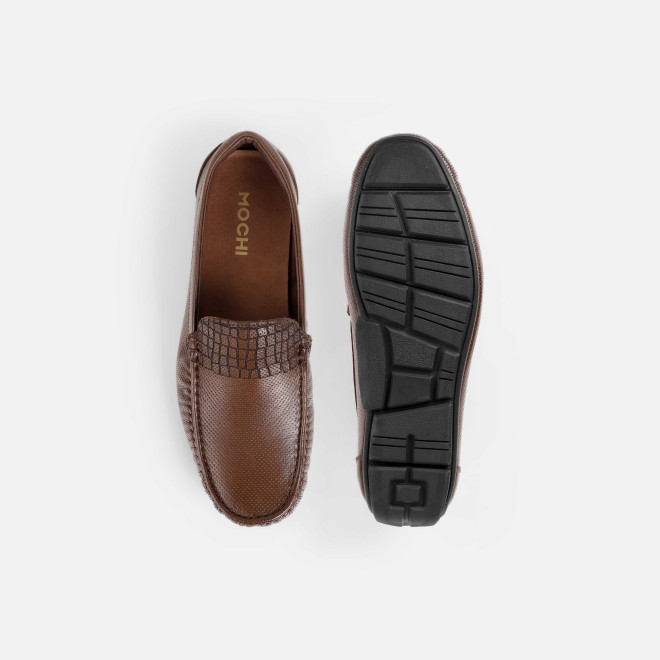 Mochi Men Tan Casual Loafers (SKU: 71-469-23-40)