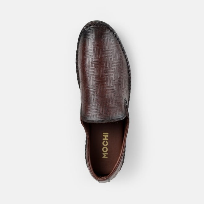 Mochi Men Brown Casual Loafers (SKU: 71-474-12-40)