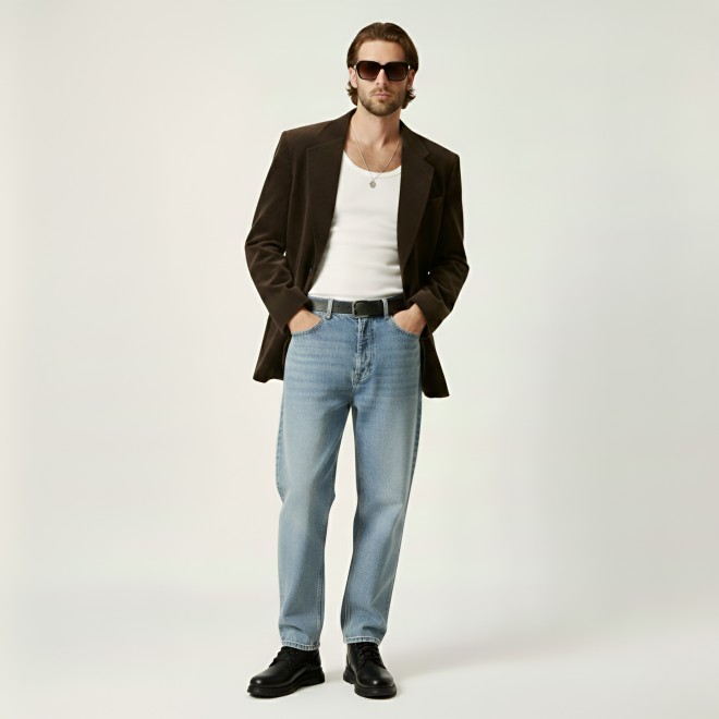 Mochi Men Black Casual Boots (SKU: 71-476-11-40)