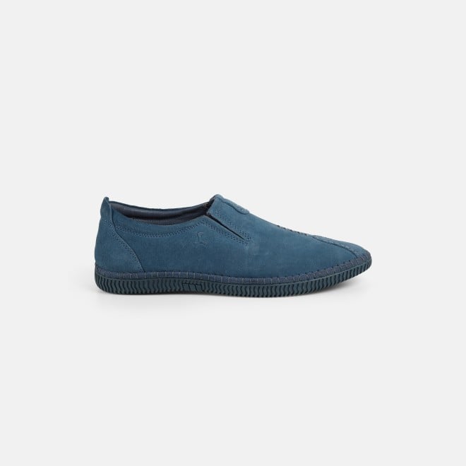 Mochi Men Blue Casual Moccasin (SKU: 71-483-45-40)
