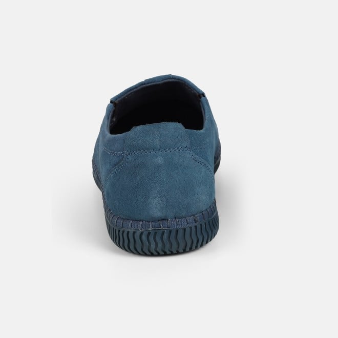 Mochi Men Blue Casual Moccasin (SKU: 71-483-45-40)