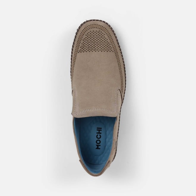 Mochi Men Beige Casual Moccasin (SKU: 71-484-20-41)