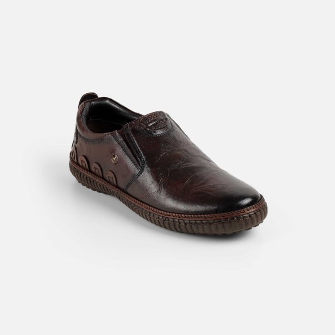 Mochi Men Brown Casual Moccasin (SKU: 71-490-12-40)