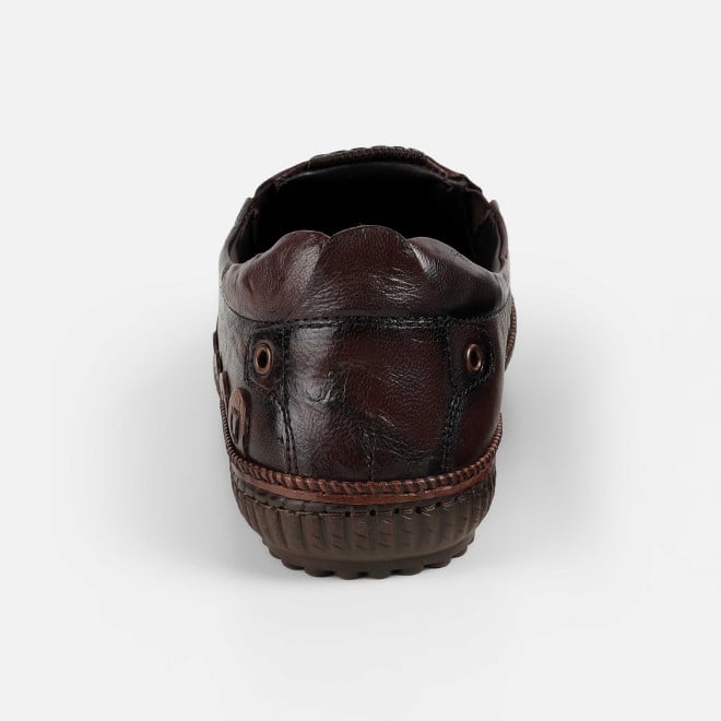 Mochi Men Brown Casual Moccasin (SKU: 71-490-12-40)