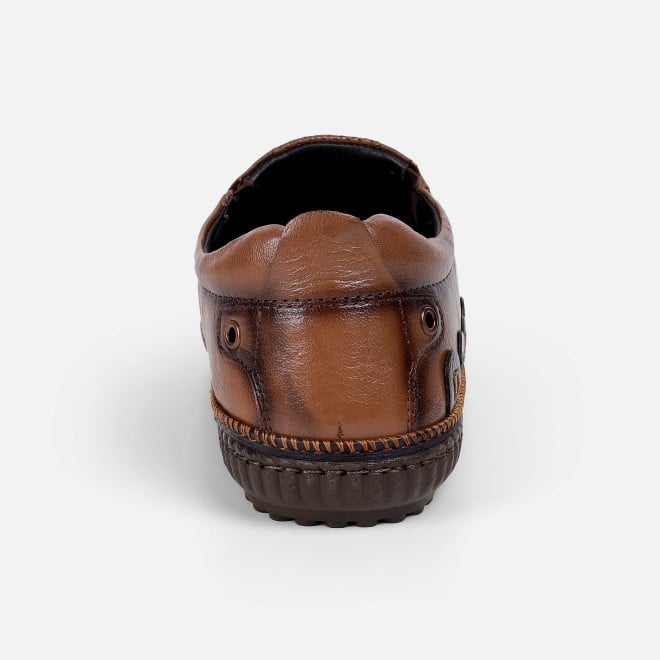 Mochi Men Tan Casual Moccasin (SKU: 71-490-23-40)