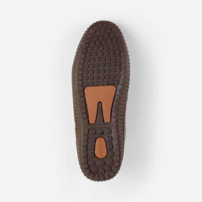 Mochi Men Brown Casual Moccasin (SKU: 71-490-12-40)