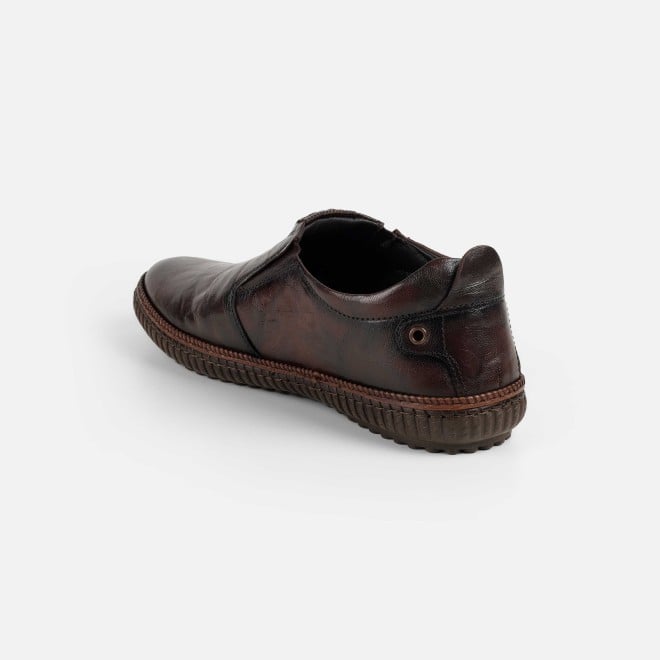 Mochi Men Brown Casual Moccasin (SKU: 71-490-12-40)