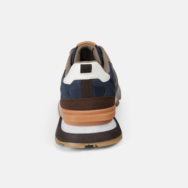 Mochi Men Blue-navy Sports Walking Shoes (SKU: 71-494-17-43)