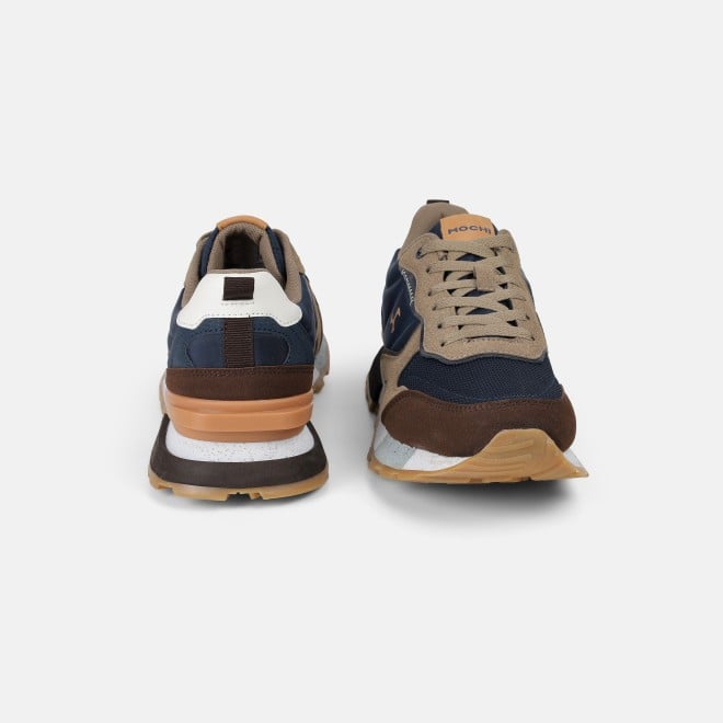 Mochi Men Blue-navy Sports Walking Shoes (SKU: 71-494-17-43)