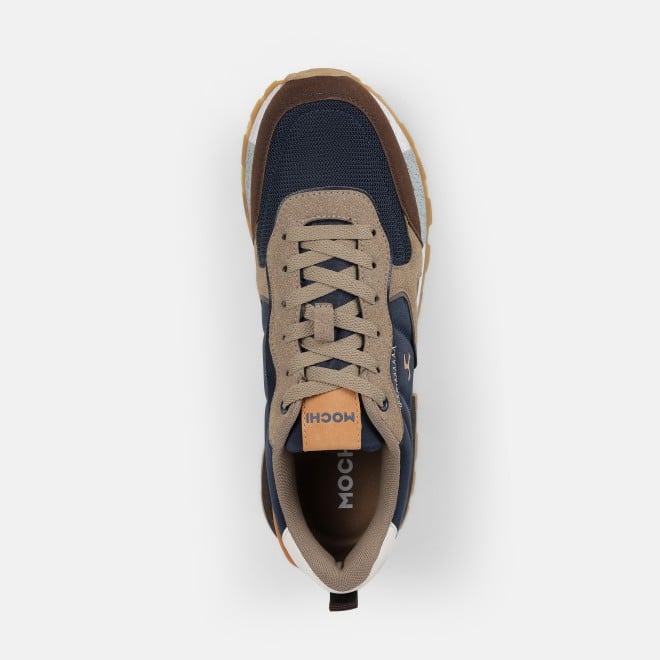 Mochi Men Blue-navy Sports Walking Shoes (SKU: 71-494-17-43)