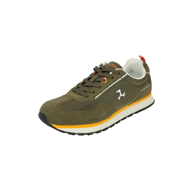 Mochi Men Olive Sports Walking Shoes (SKU: 71-495-49-43)