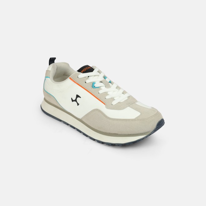 Mochi Men White Sports Walking Shoes (SKU: 71-495-16-41)