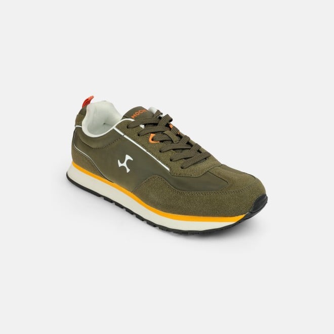 Mochi Men Olive Sports Walking Shoes (SKU: 71-495-49-43)