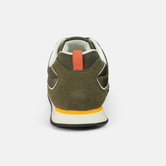 Mochi Men Olive Sports Walking Shoes (SKU: 71-495-49-43)