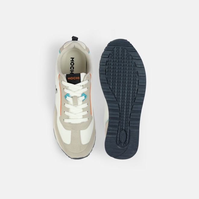 Mochi Men White Sports Walking Shoes (SKU: 71-495-16-41)