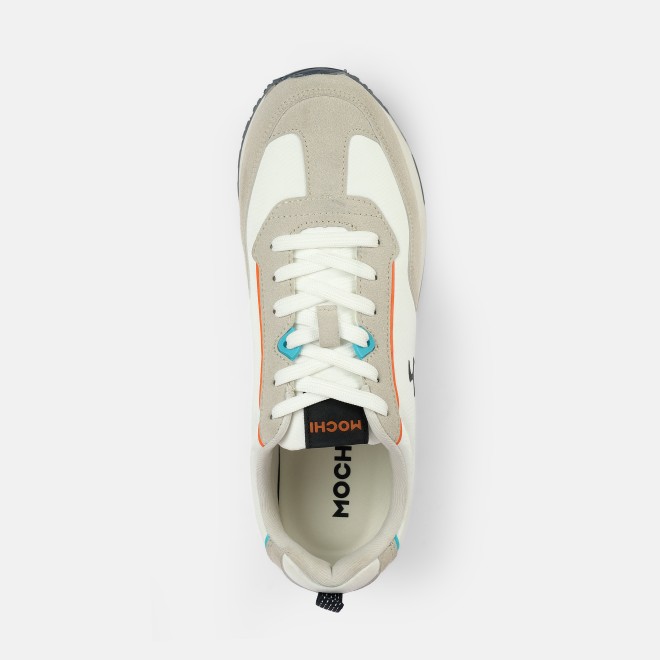 Mochi Men White Sports Walking Shoes (SKU: 71-495-16-41)