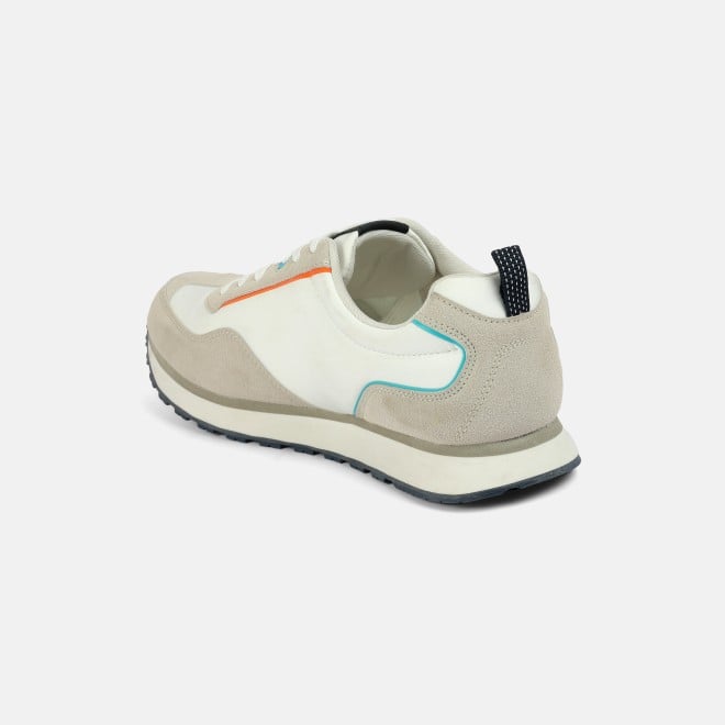 Mochi Men White Sports Walking Shoes (SKU: 71-495-16-41)