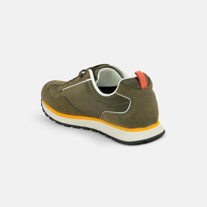 Mochi Men Olive Sports Walking Shoes (SKU: 71-495-49-43)