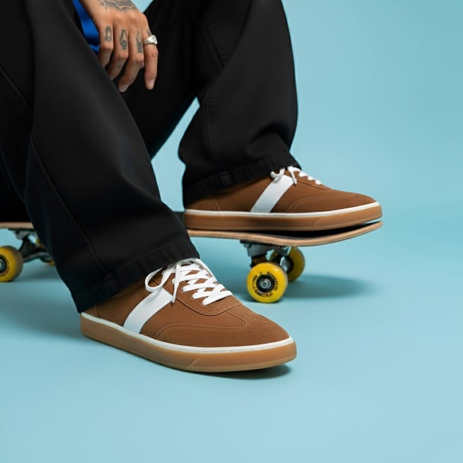 Mochi Men Tan Casual Sneakers (SKU: 71-509-23-40)