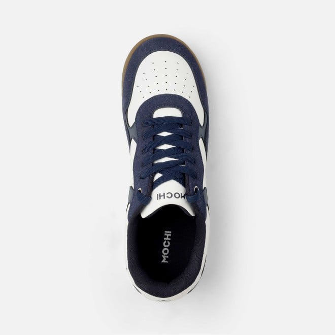 Mochi Men Blue-suede Casual Sneakers (SKU: 71-526-39-40)