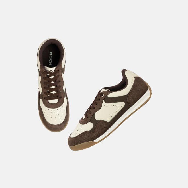 Mochi Men Brown-suede Casual Sneakers (SKU: 71-526-35-39)