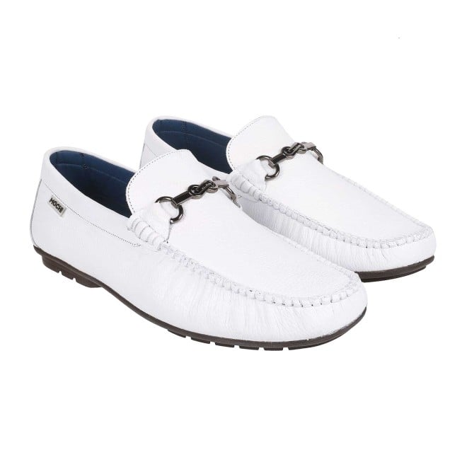 Mochi Men White Casual Loafers