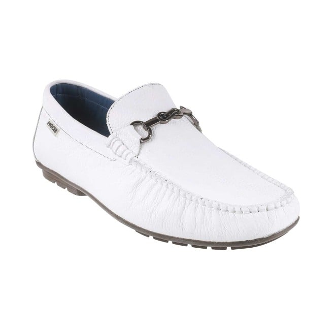 Genx Men White Casual Loafers