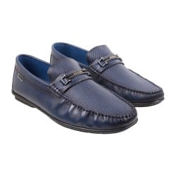 Men Blue Casual Loafers