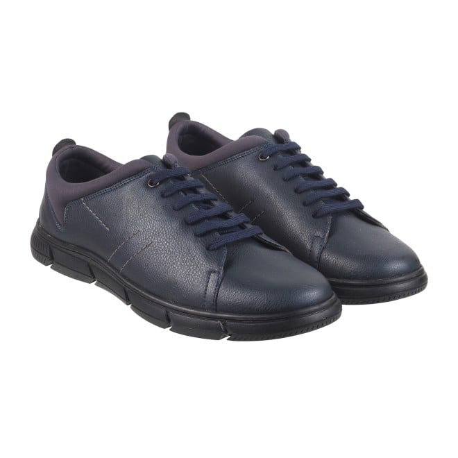 Mochi Men Blue Casual Lace Up