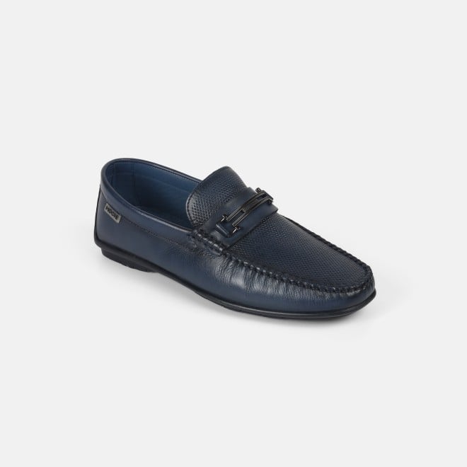 Mochi Men Blue Casual Loafers