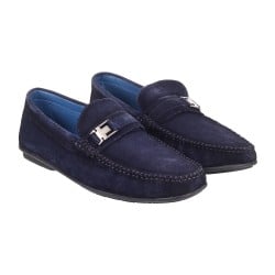 Men Blue Casual Loafers