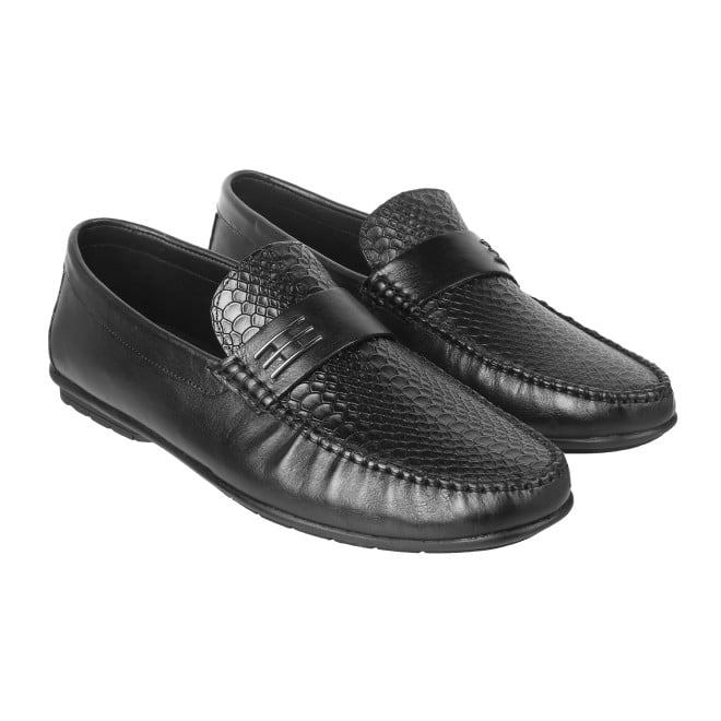 Mochi Men Black Casual Loafers (SKU: 71-8481L-11-46)
