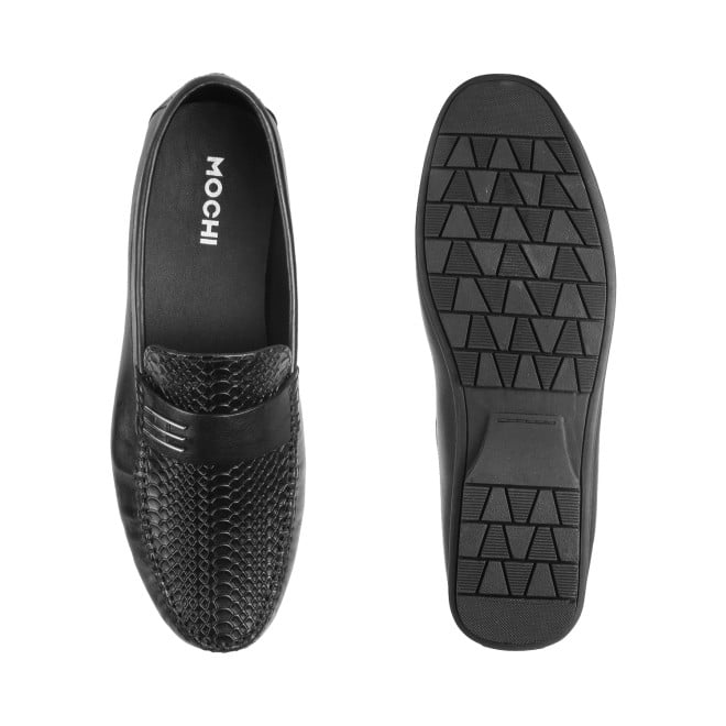 Mochi Men Black Casual Loafers (SKU: 71-8481L-11-46)