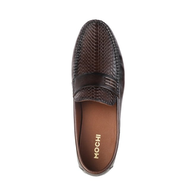 Mochi Men Brown Casual Loafers (SKU: 71-8481L-12-46)