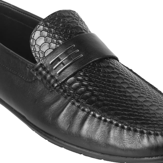 Mochi Men Black Casual Loafers (SKU: 71-8481L-11-46)