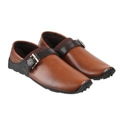 Men Tan Formal Moccasin