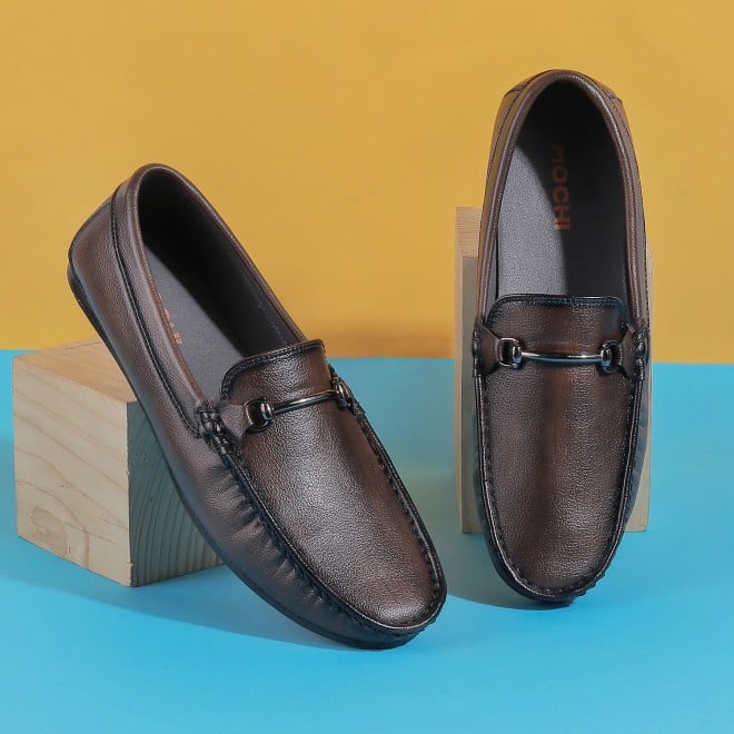 Genx Men Brown Casual Loafers