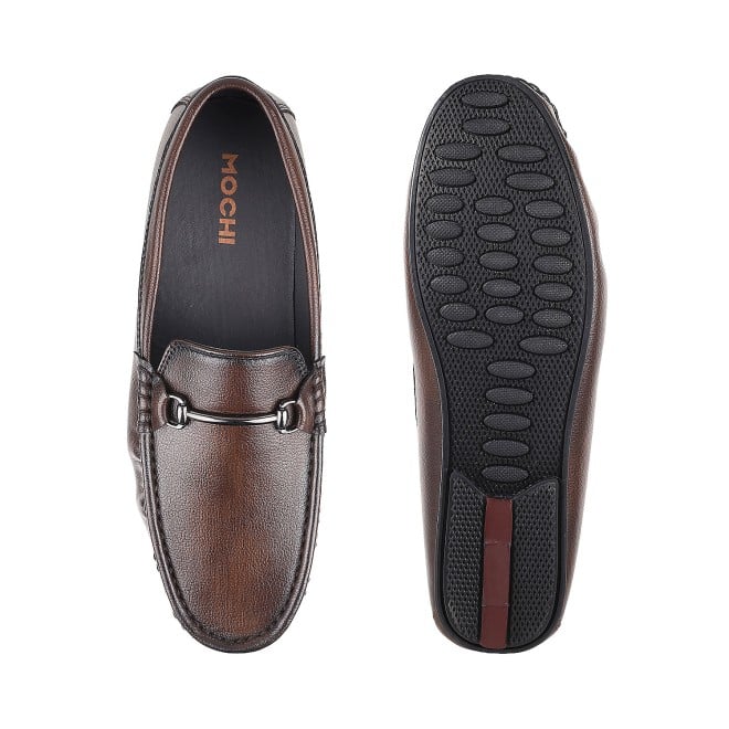 Mochi Men Brown Casual Loafers (SKU: 71-8512-12-40)