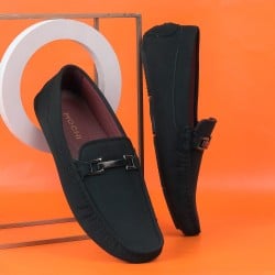 Men Black Casual Loafers